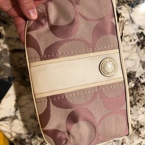 Coach wristlet - never used.